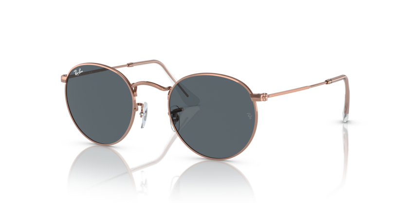 Ray-Ban 3447 Evolve Orange / Brown silver Ray-Ban RB 3447 ROUND METAL Sunglasses | FREE Shipping main image 3
